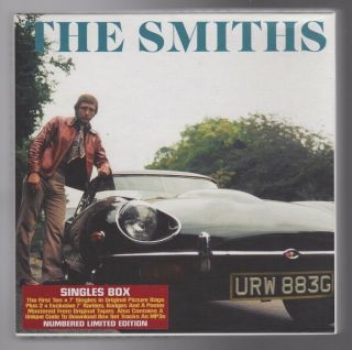 The Smiths Singles Box 12x7  45 Box Set / Pins / Poster / Insert Ex Morrissey
