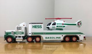 1995 Hess Truck And Helicopter - Pre - Owned No Box