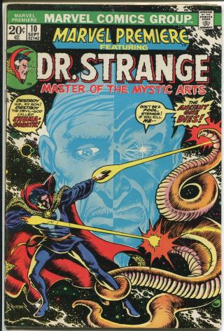 Marvel Premiere 10 - Dr.  Strange Death Of The Ancient One - (grade 8.  5) Wh