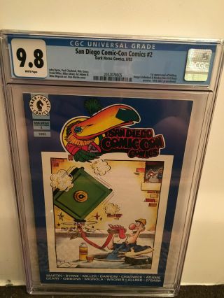 San Diego Comic - Con Comics 2 Cgc 9.  8 White Pages First Appearance Of Hellboy