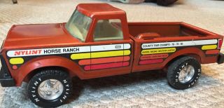 Vintage Ford 150 Nylint Horse Ranch County Fair Truck 80s Metal