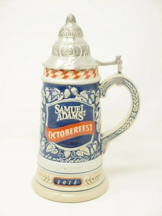 Large 2016 Samuel Adams Octoberfest Collectible Limited Edition 5181 Beer Stein