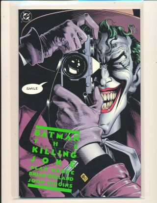 Batman The Killing Joke 1st Print Joker Cripples Barbara Gordon Batgirl Nm - Cond