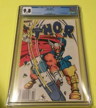 The Mighty Thor 337 Cgc 9.  8 Newstand Edition 1st Appearance Beta Ray Bill