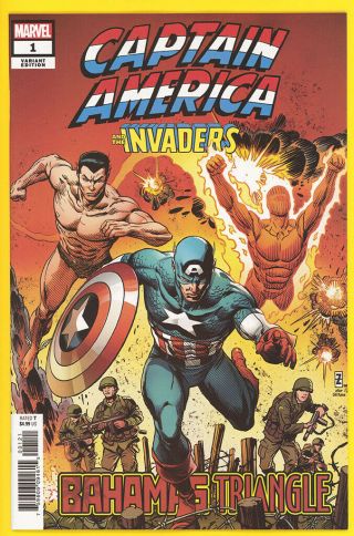 Captain America And The Invaders: Bahamas Triangle 1 Zircher 1:25 Variant Nm