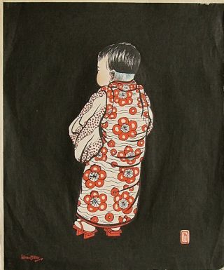 Lilian Miller Japanese Woodblock Print