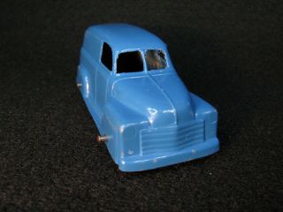 Vintage Diecast TOOTSIETOY Blue 1950 Chevrolet Panel Van Truck Toy Car Chevy 3 