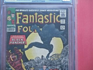 Fantastic Four 52 & 53 (CGC 4.  0 & 6.  5) - FIRST & SECOND App ' s Black Panther 5