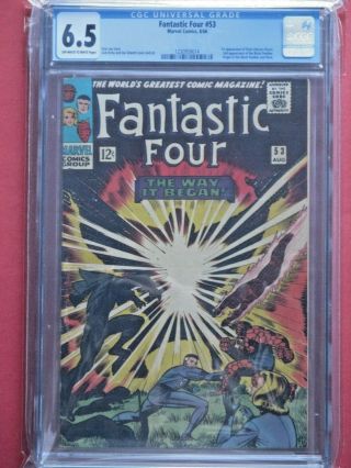 Fantastic Four 52 & 53 (CGC 4.  0 & 6.  5) - FIRST & SECOND App ' s Black Panther 7