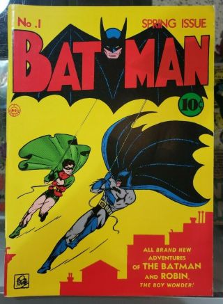 Batman 1 (1940) - Exact Reprint 2000 Dc Comics - Vf,  @