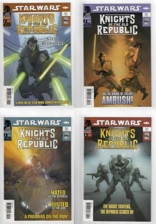 Star Wars Knights Of The Old Republic 1 - 4 2 3 Movie Trilogy Dark Horse 2003
