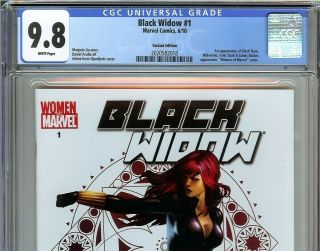 Black Widow 1 CGC 9.  8 1st Black Rose WOMEN OF MARVEL Variant Scarlett Johansson 4