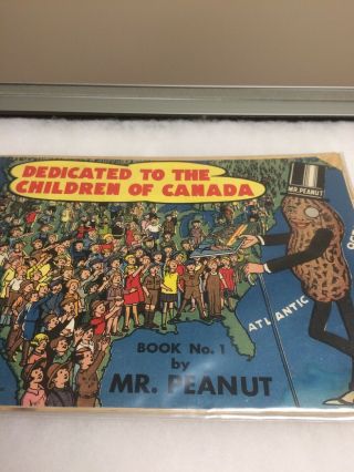 Two 1928 Planters Mr Peanut Story Books,  Us And Canada