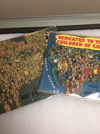 Two 1928 Planters Mr Peanut Story Books,  US And Canada 3