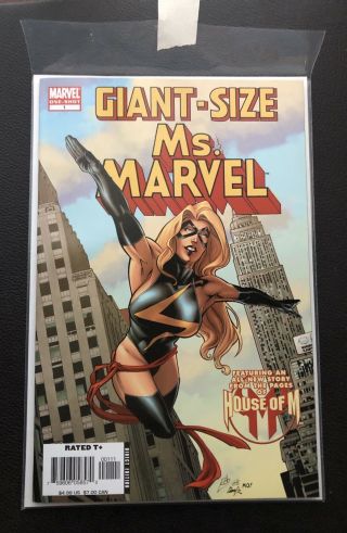 Giant - Size Ms.  Marvel 1 1st Appearance Of Chewie (goose) The Cat 9.  8