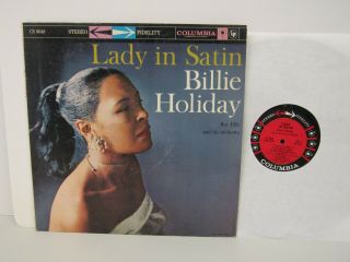 Billie Holiday - Lady In Satin - Jazz Lp - 6 Eye