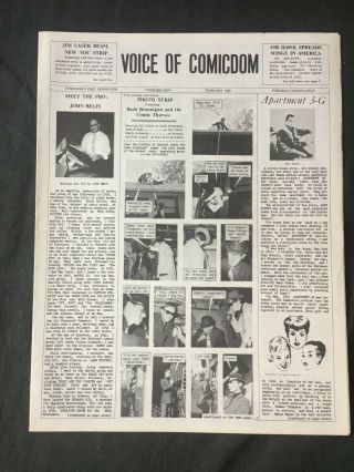 Voice Of Comicdom 6 February 1966 Formerly Fantasy Heroes 