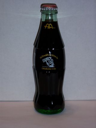 8oz Coca Cola Commemorative Bottle - 1994 Mcdonald 