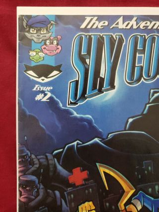 The Adventures Of Sly Cooper comic Issue 2 VF RARE 2