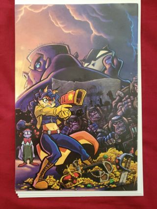 The Adventures Of Sly Cooper comic Issue 2 VF RARE 6