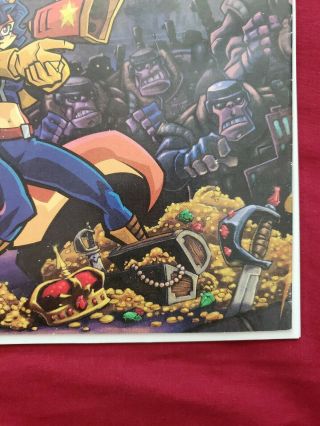 The Adventures Of Sly Cooper comic Issue 2 VF RARE 7