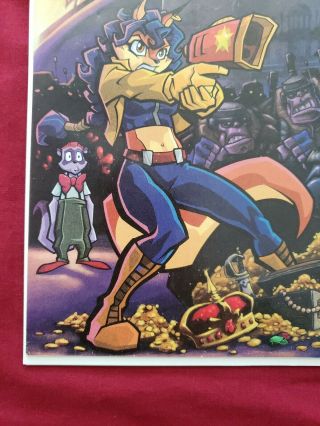 The Adventures Of Sly Cooper comic Issue 2 VF RARE 8