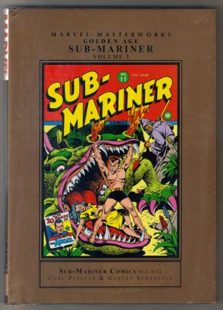 Marvel Masterworks Golden Age Sub - Mariner Vol 3 Fs Hardcover Basil Wolverton Hc