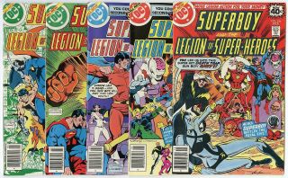 Superboy 246 - 255 Complete Run Avg.  Nm - 9.  2 White Pages Dc 1978