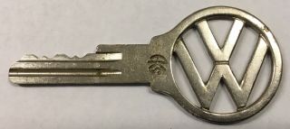 Old Vintage Vw Volkswagen Car Key Cut Out Logo