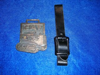 Vintage Cat Caterpiller Track Type Tractor Key / Watch Fob