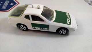 Vintage Jet - Car De Norev Porsche 924 No.  864 Scale 1/43 France Car Police