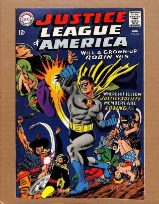 Justice League Of America 55 - - Intro Earth Two Robin Batman Dc