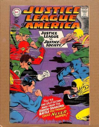 Justice League Of America 56 - - Jla Vs Jsa Wonder Woman Dc