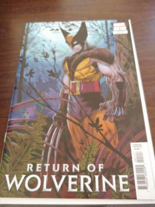 Return Of Wolverine 1 (nov 2018,  Marvel) Variant