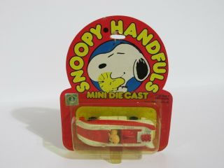 Snoopy Peanuts Charlie Brown Aviva Vintage Mini Diecast Vehicles 1982