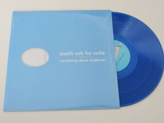 Death Cab For Cutie Something About Airplanes Lp Rare Blue Vinyl Oop Unplayed