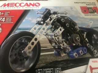 Meccano Motorcycle For Ages 8,  - But In All Parts