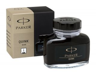 Parker Quink Fountain Pen Ink Bottle 30ml Black Color - Parker Product