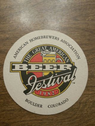 1982 Great American Beer Festival Denver Colorado Coaster