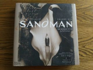 " The Annotated Sandman " By Neil Gaiman Volume One Hardcover Issues 1 - 20