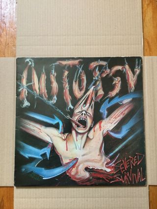Autopsy - Severed Survival - Vinyl Lp - Rare 1st Press - Peaceville - Vile12