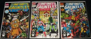 Infinity Gauntlet 1 To 6 Complete Set Thanos Avengers Endgame Marvel