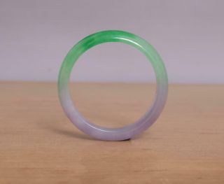 Rare Chinese Natural Green Jadeite Jade Bangle Bracelet 58mm Inside