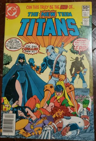 Teen Titans 2 1st Deathstroke Fn,  - Vf (1980) Dc Comics