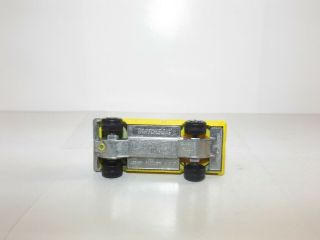 MATCHBOX S/F NO.  57C FORD PICK UP WILD LIFE TRUCK YELLOW,  BROWN LION UNBOXED 4