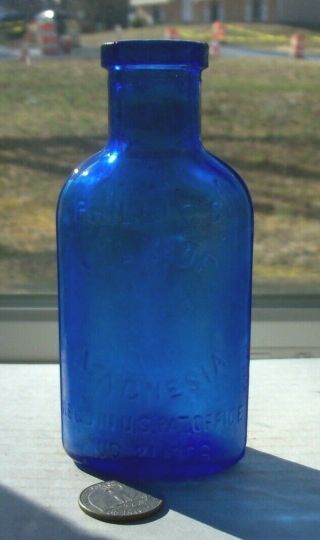Blue Bottle,  Embossed,  Phillips 