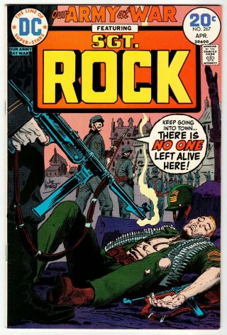 Our Army At War 267 - Sgt.  Rock - Severin Art - Vf Dc 1974 Vintage Comic