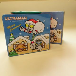 Christmas Ultraman Can Bag Daiwa B/k Japan Not Tsuburaya Prod In Sleeve