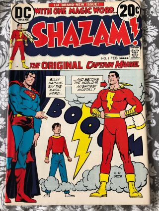 Shazam 1 - 1973 Shazam 1st Dc Captain Marvel