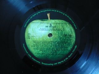 The Beatles White Album 1968 1st UK Mono Press number 0066639.  Top loader. 5